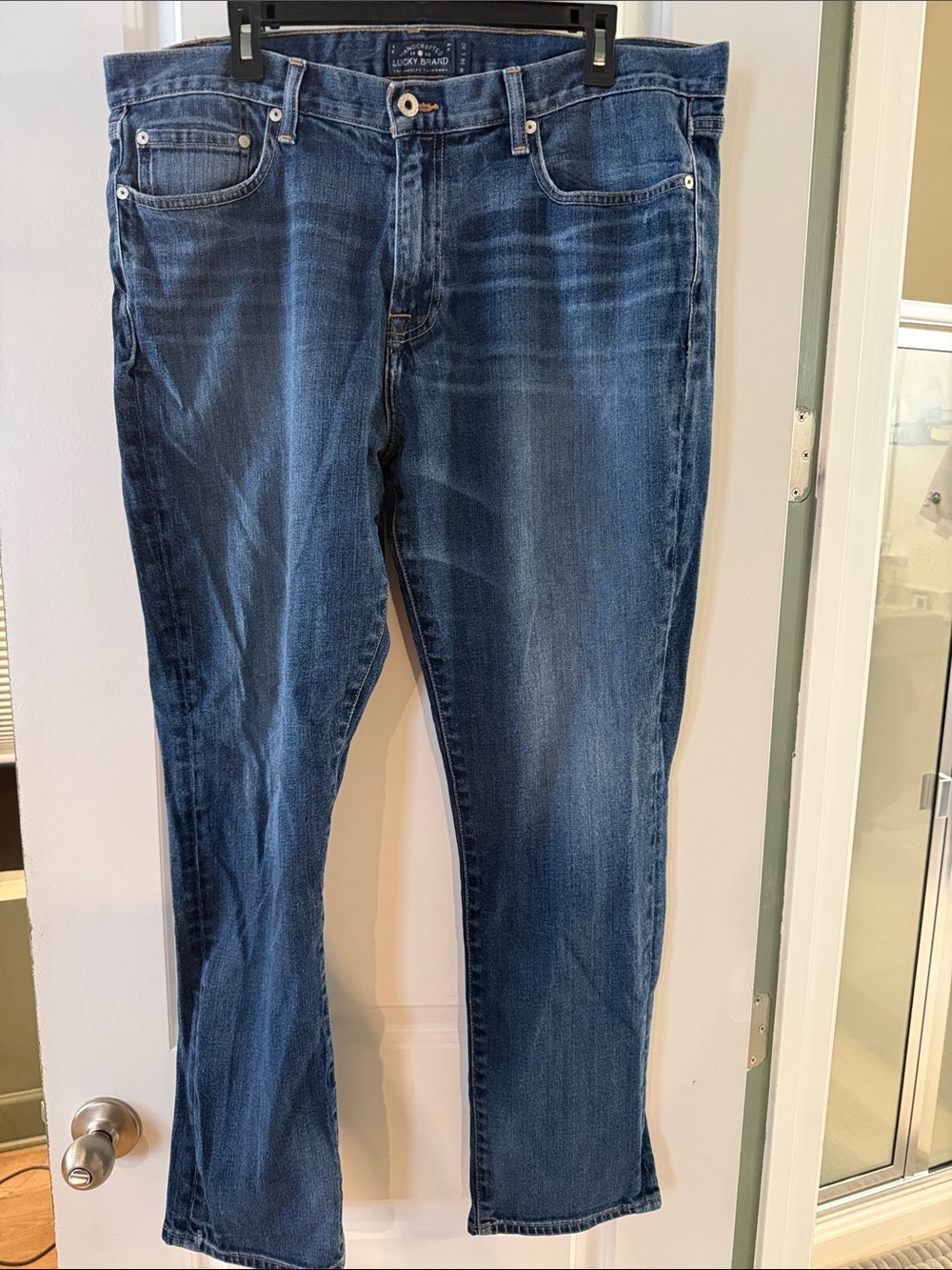 Lucky Brand Men's Dark Blue Bootcut Jeans